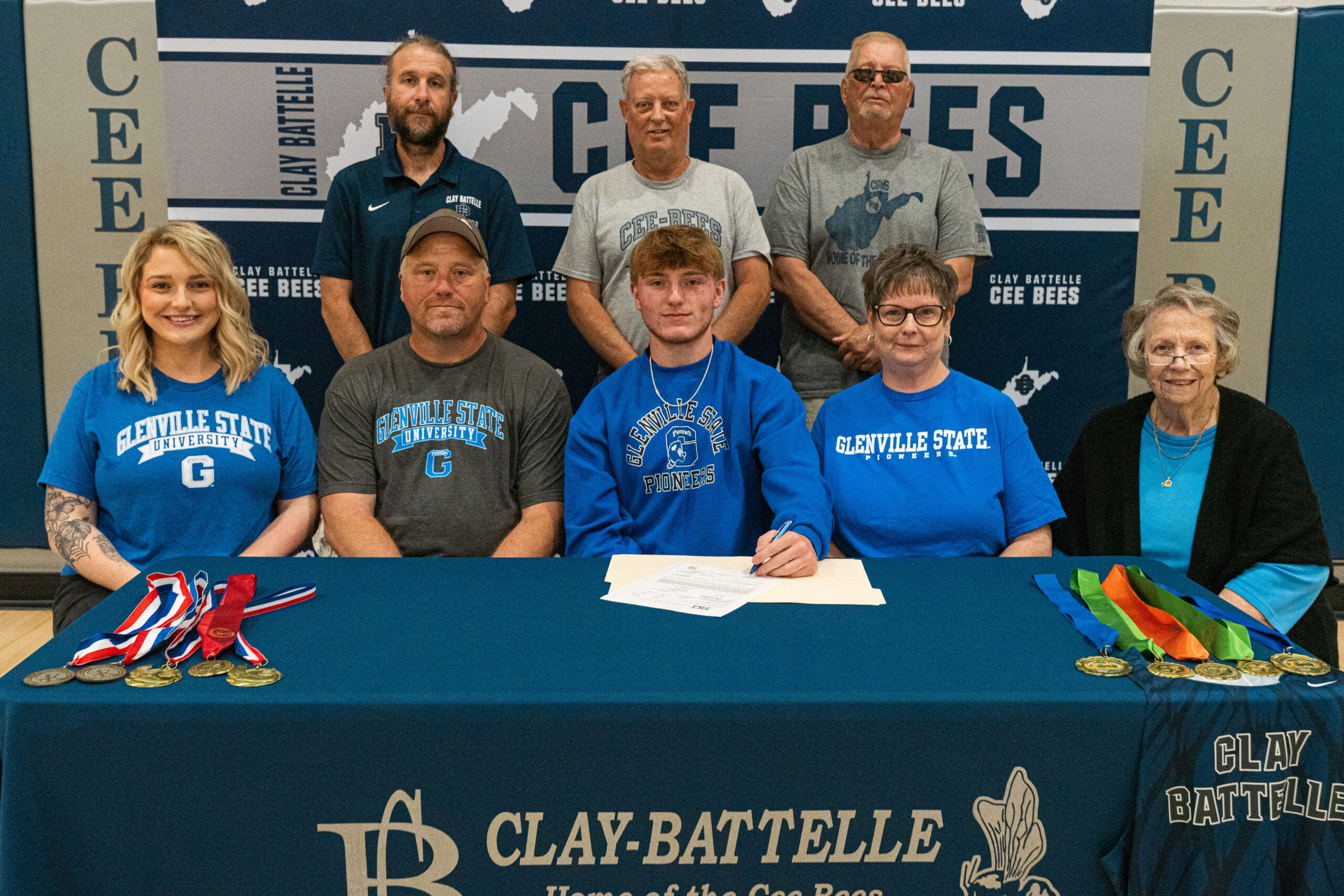 Clay-Battelle's Zach Hall signs with Glenville State